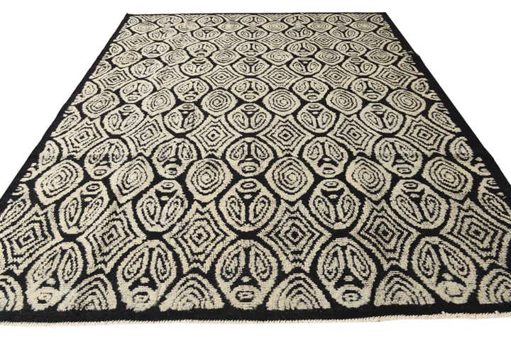 8' 6 x 10' 5 Hand Knotted Darya Wool Rug