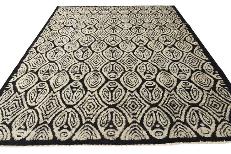 Detail image of 8' 6 x 10' 5 Hand Knotted Darya Wool Rug