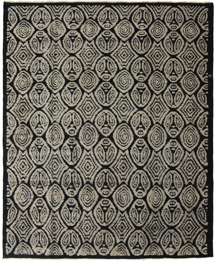 Detail image of 8' 6 x 10' 5 Hand Knotted Darya Wool Rug
