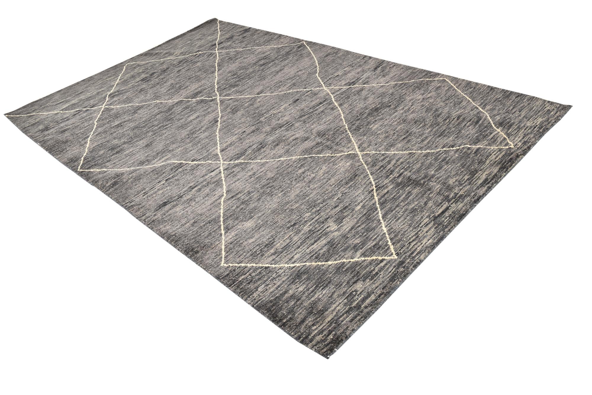 6' 5 x 10' Hand Knotted Darya Wool Rug
