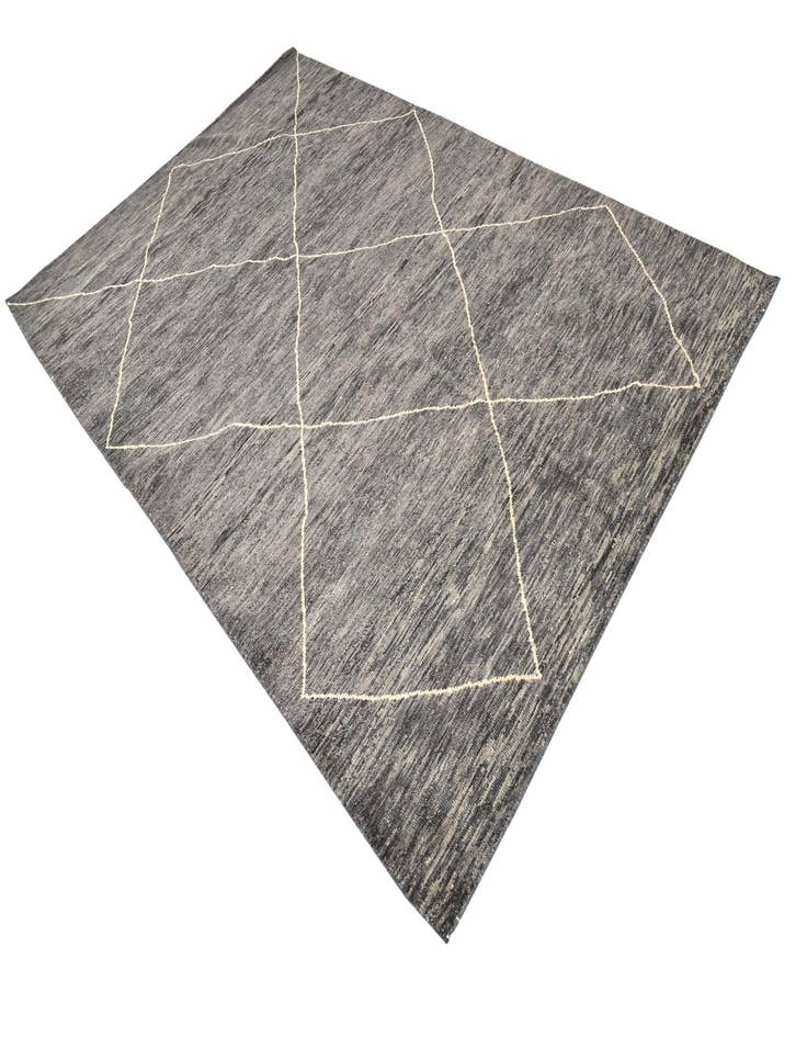 Detail image of 6' 5 x 10'  Hand Knotted Darya Wool Rug