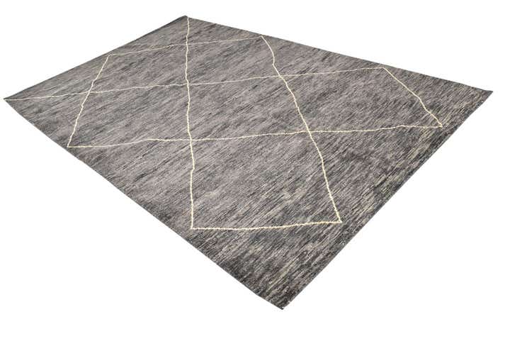 6' 5 x 10' Hand Knotted Darya Wool Rug