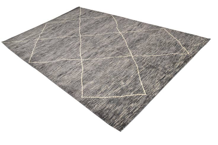 Detail image of 6' 5 x 10' Hand Knotted Darya Wool Rug