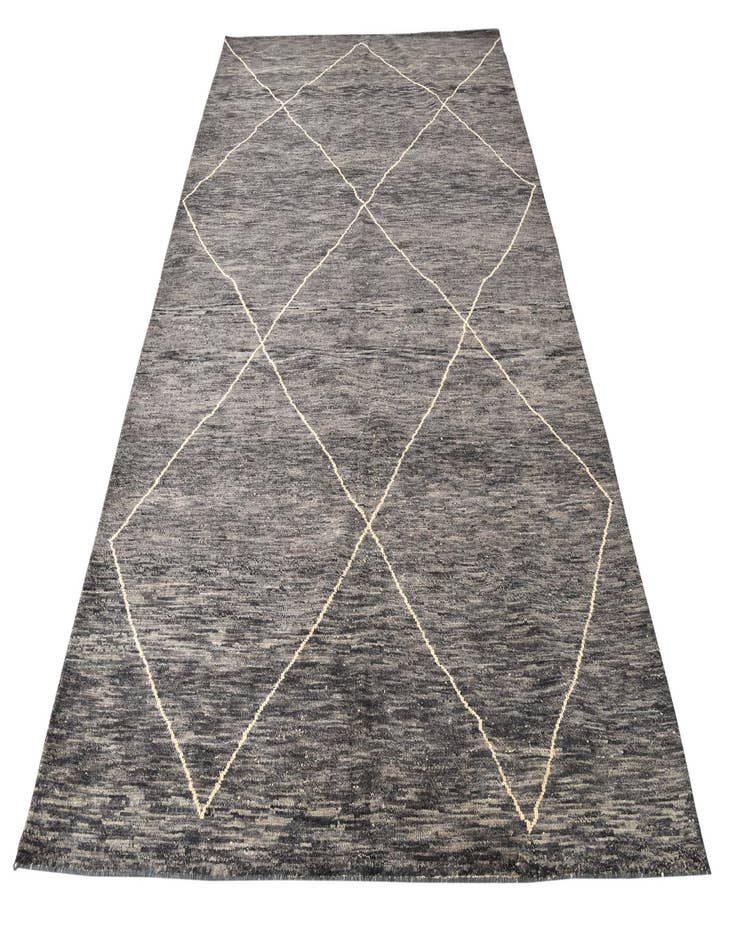 Detail image of 6' 5 x 10'  Hand Knotted Darya Wool Rug