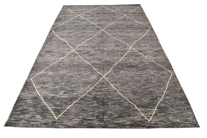 6' 5 x 10' Hand Knotted Darya Wool Rug