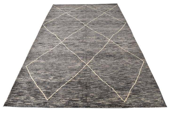 Detail image of 6' 5 x 10' Hand Knotted Darya Wool Rug