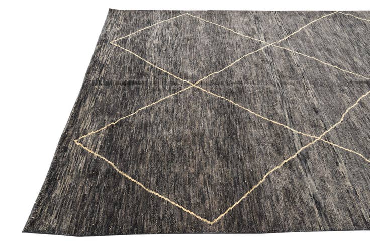 Detail image of 6' 5 x 10' Hand Knotted Darya Wool Rug