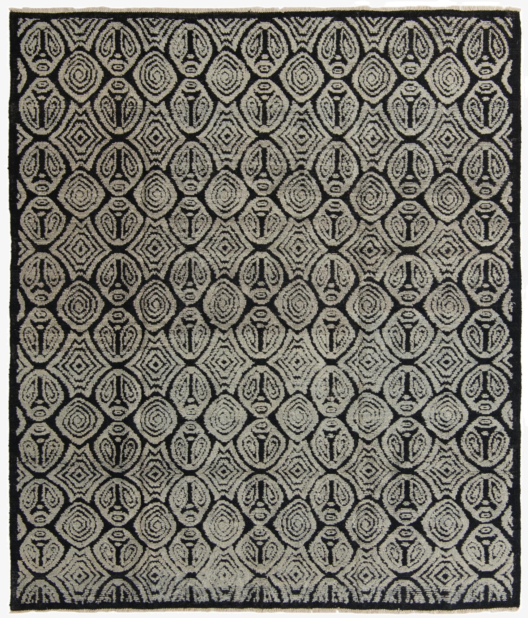8' 7 x 10' 4  Hand Knotted Darya Wool Rug