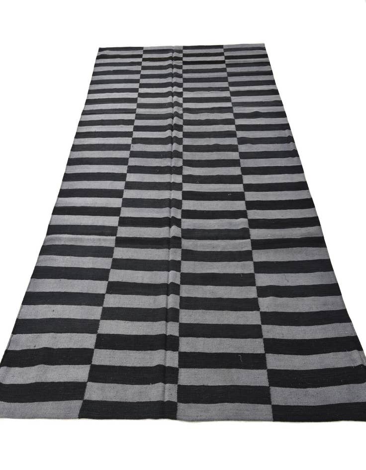 Detail image of 6' 9 x 9' 9  Hand Woven Kilim Modern Wool Rug