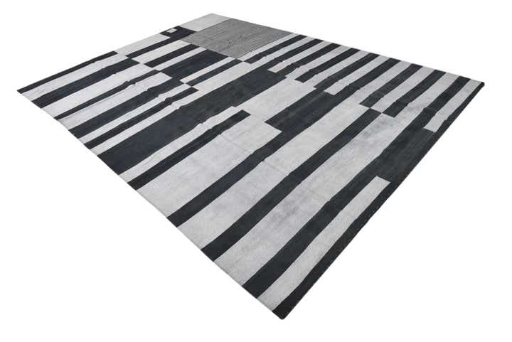 8' 3 x 11' 2 Hand Woven Kilim Modern Wool Rug
