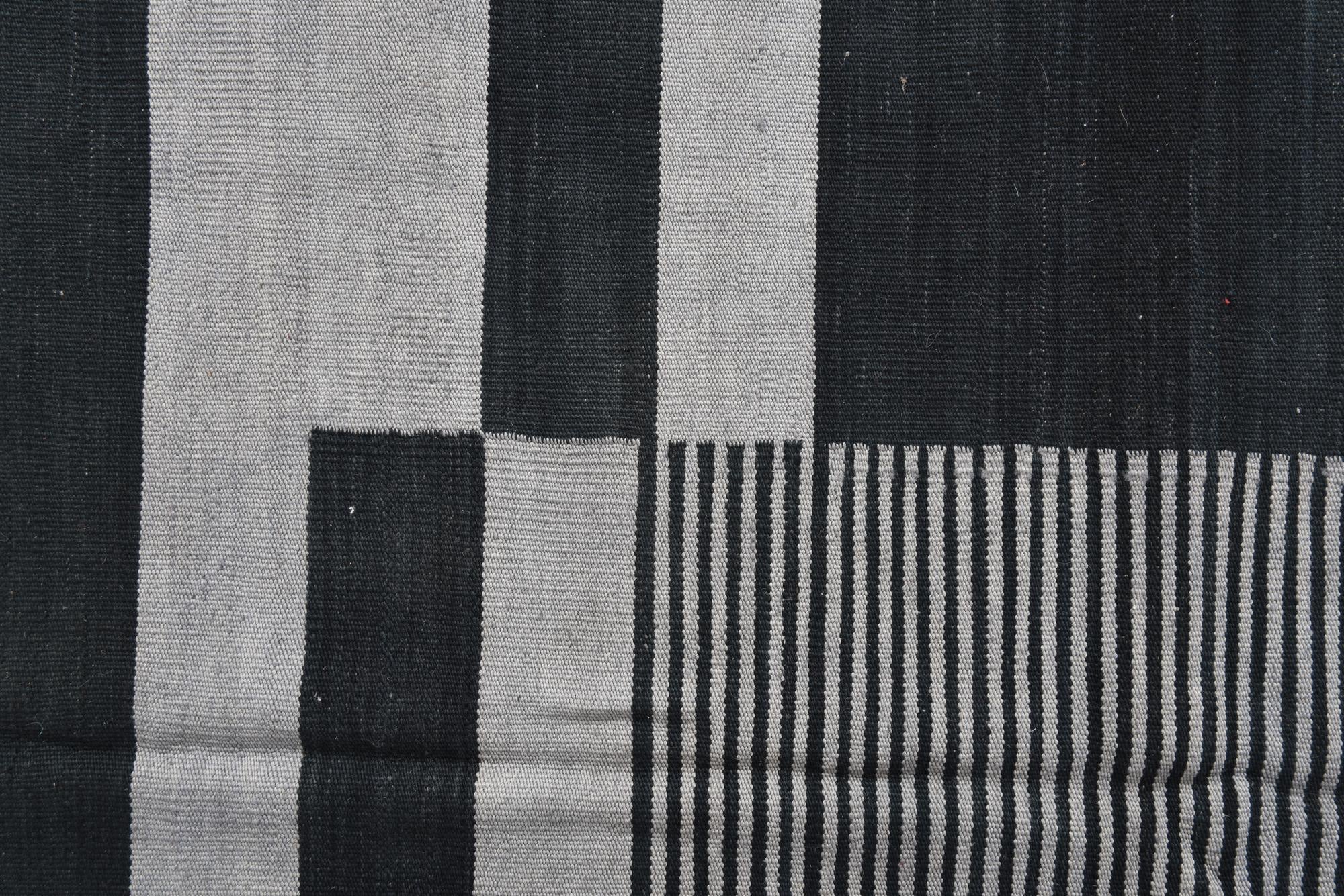 8' 3 x 11' 2 Hand Woven Kilim Modern Wool Rug