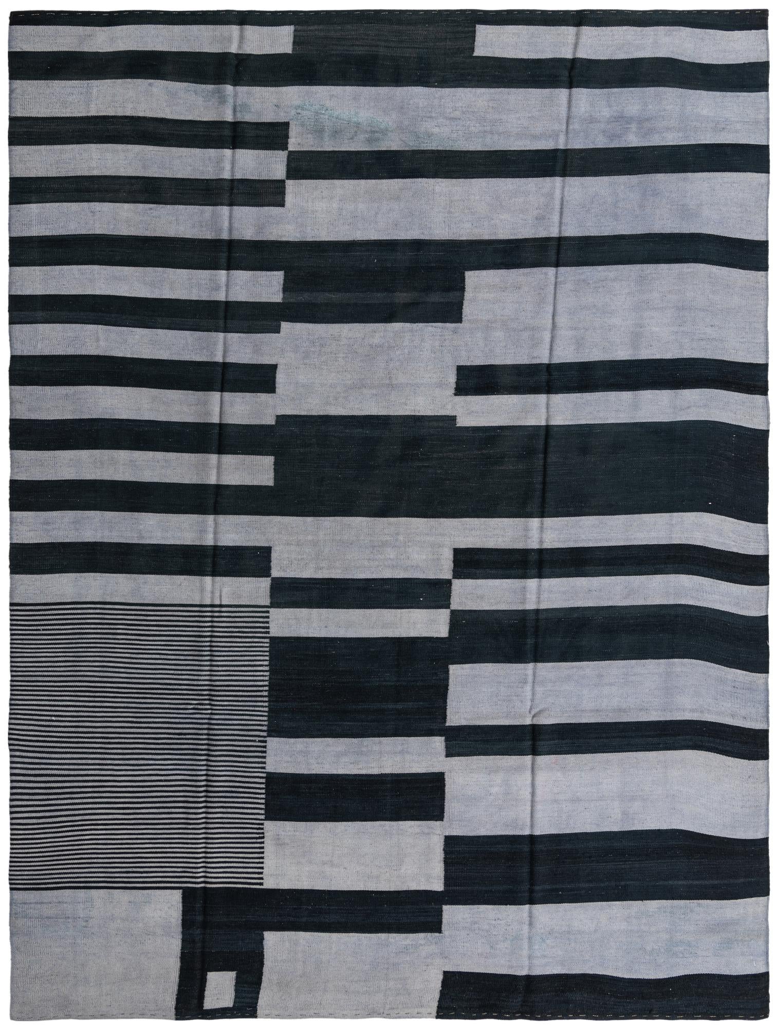8' 3 x 11' 2 Hand Woven Kilim Modern Wool Rug