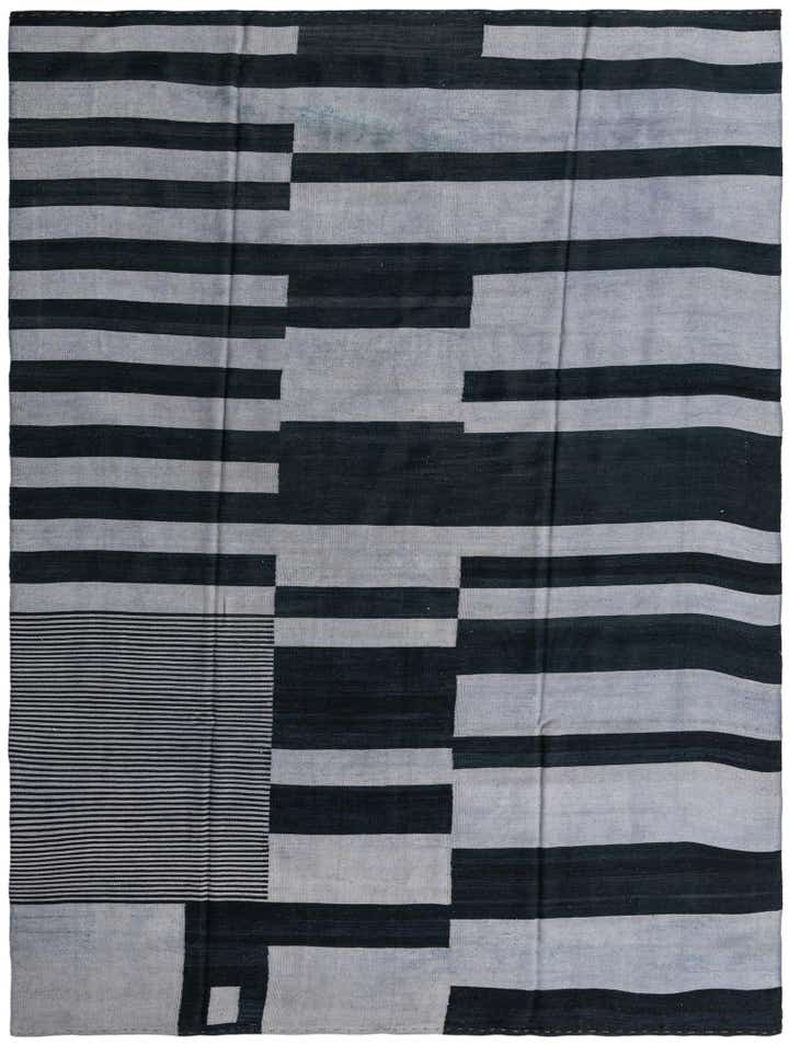 8' 3 x 11' 2 Hand Woven Kilim Modern Wool Rug