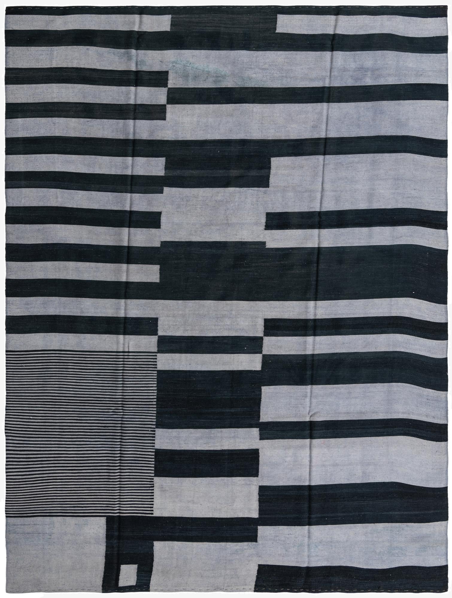 8' 3 x 11' 2  Hand Woven Kilim Modern Wool Rug