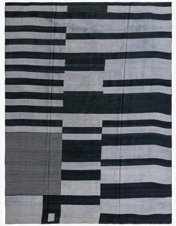 8' 3 x 11' 2 Hand Woven Kilim Modern Wool Rug