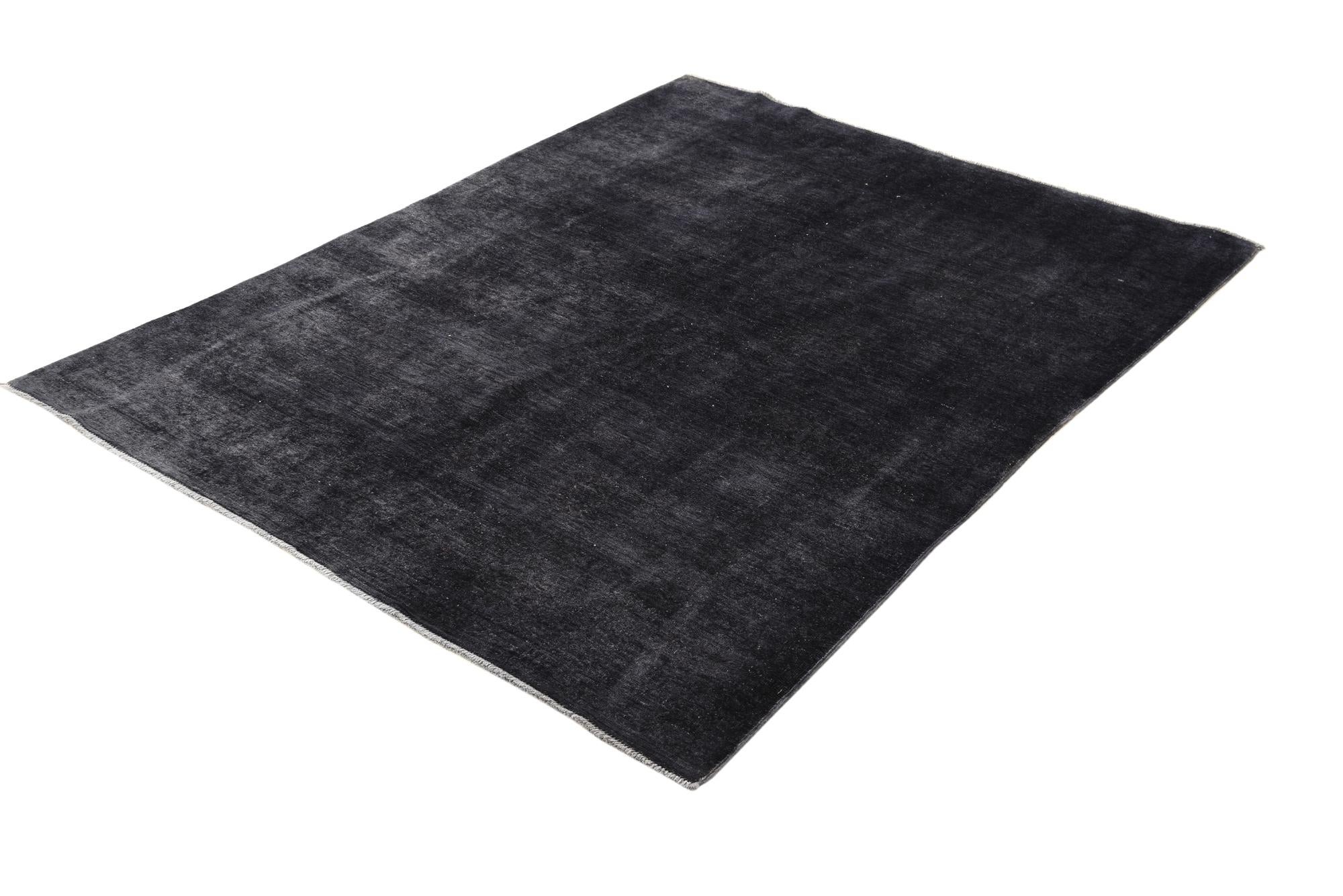 4' 11 x 6' 5 Hand Knotted Over-Dyed Ziegler Rug