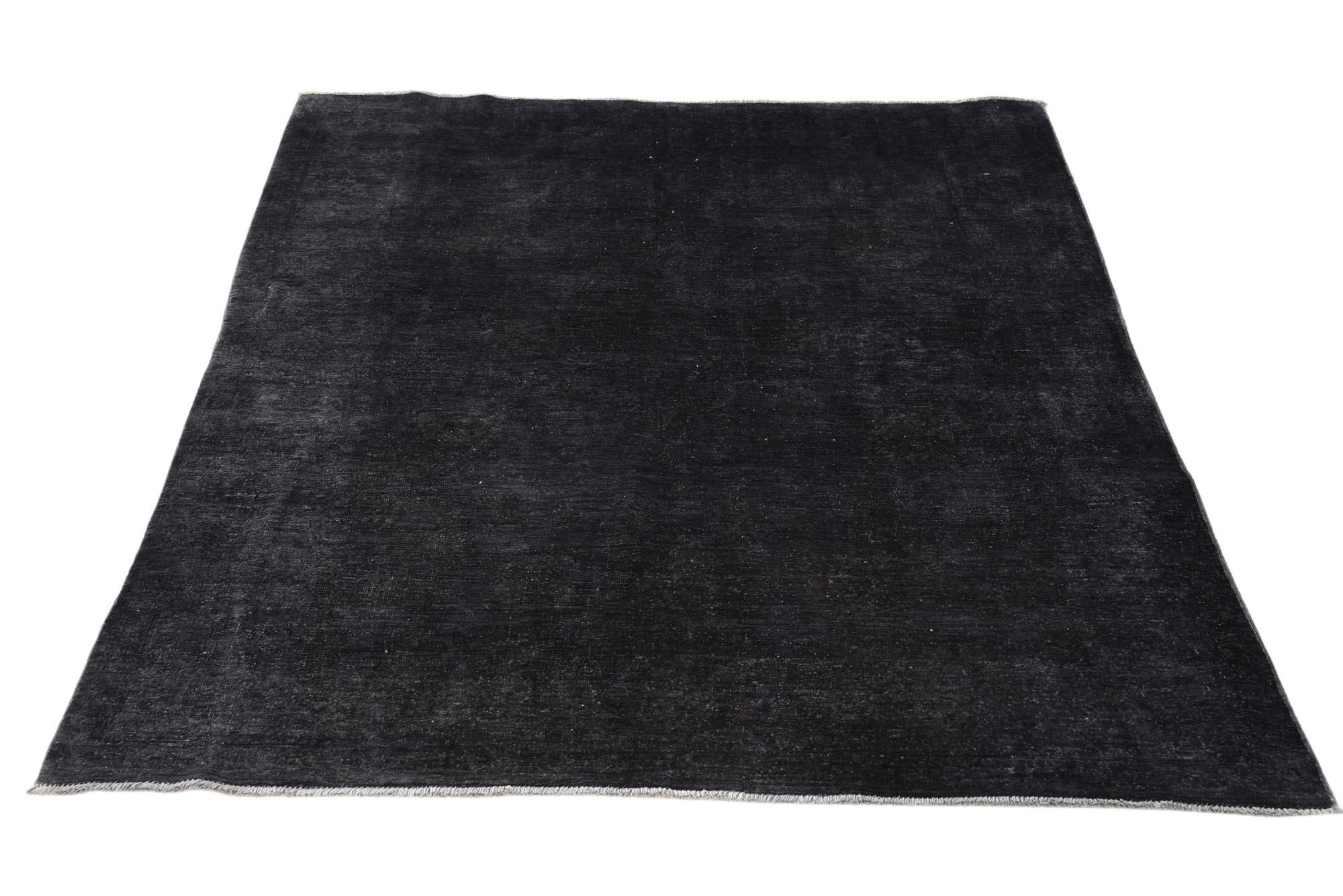 4' 11 x 6' 5 Hand Knotted Over-Dyed Ziegler Rug