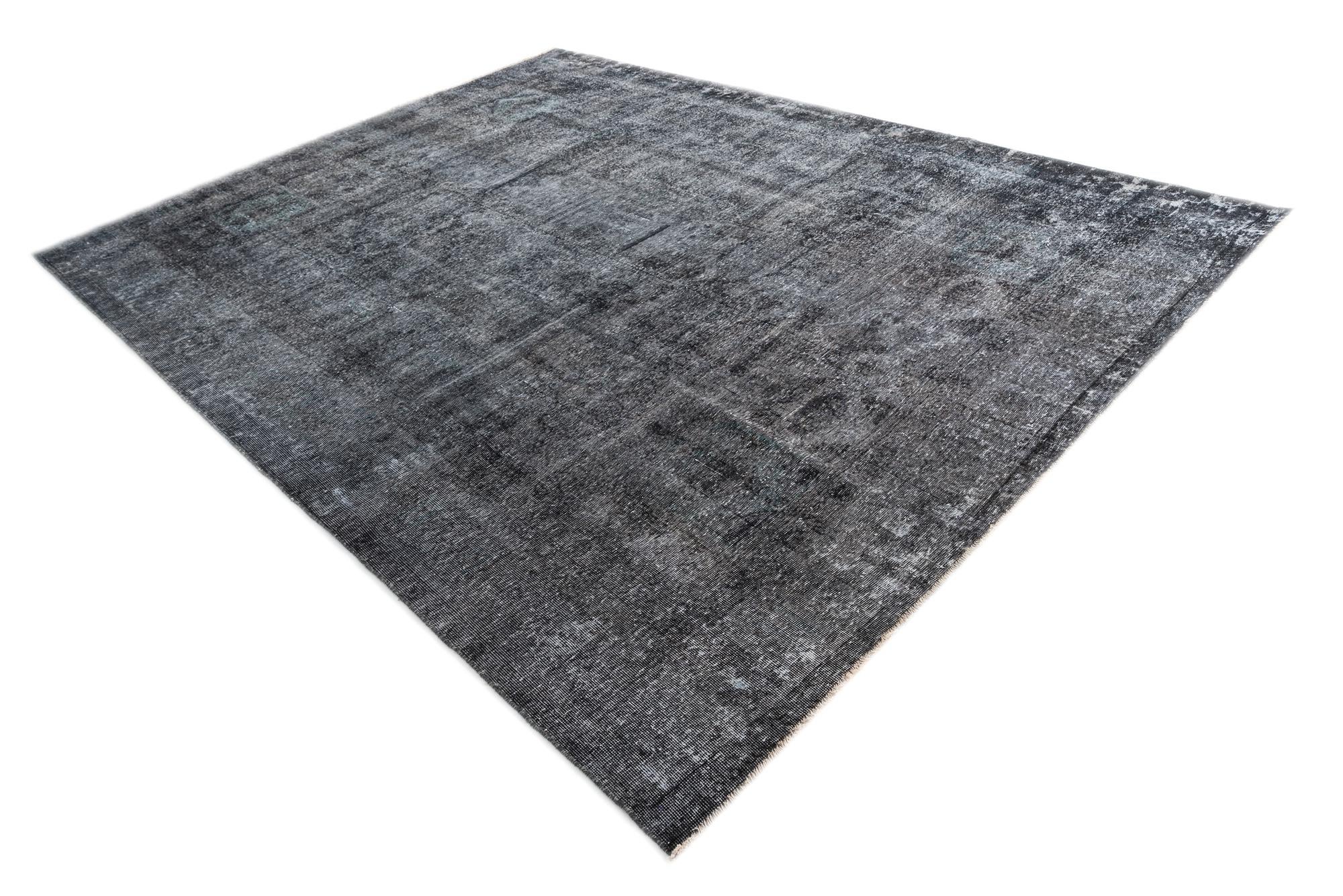 9' 2 x 12' Hand Knotted Ultra Vintage Persian Wool Rug