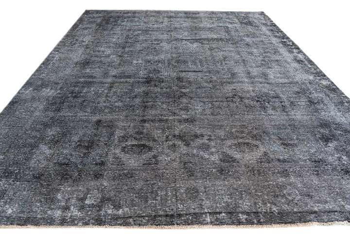 9' 2 x 12' Hand Knotted Ultra Vintage Persian Wool Rug
