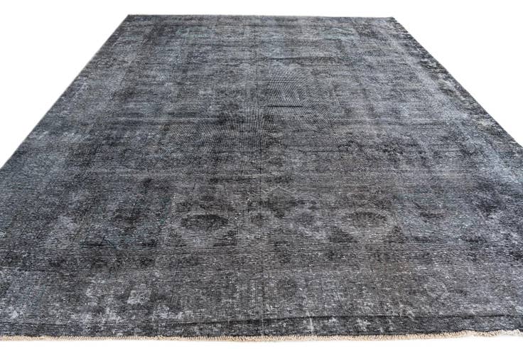 Detail image of 9' 2 x 12' Hand Knotted Ultra Vintage Persian Wool Rug