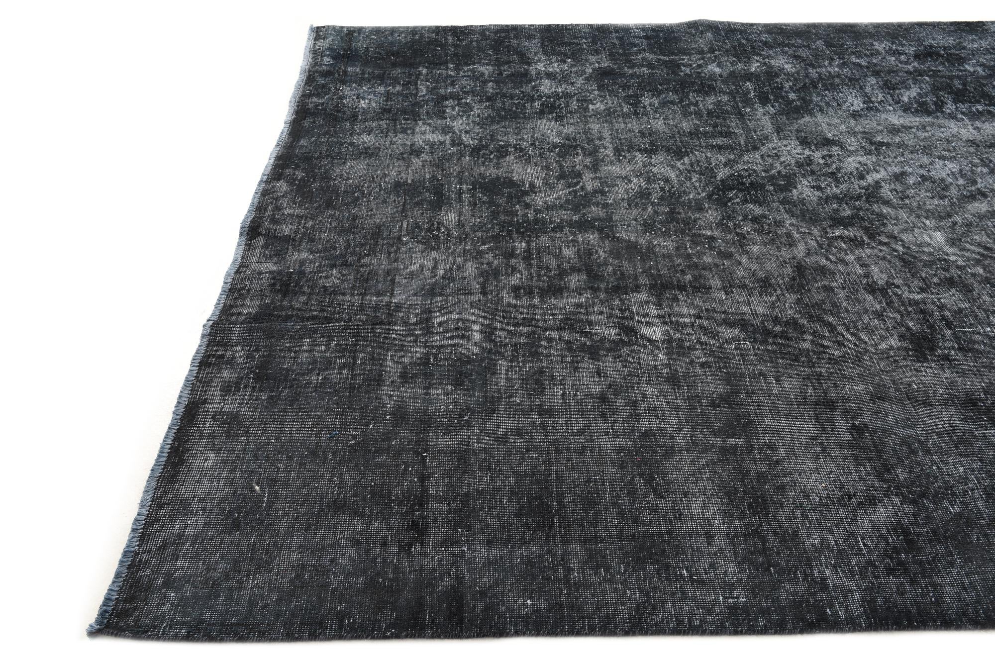 8' x 11' 6 Hand Knotted Ultra Vintage Persian Wool Rug