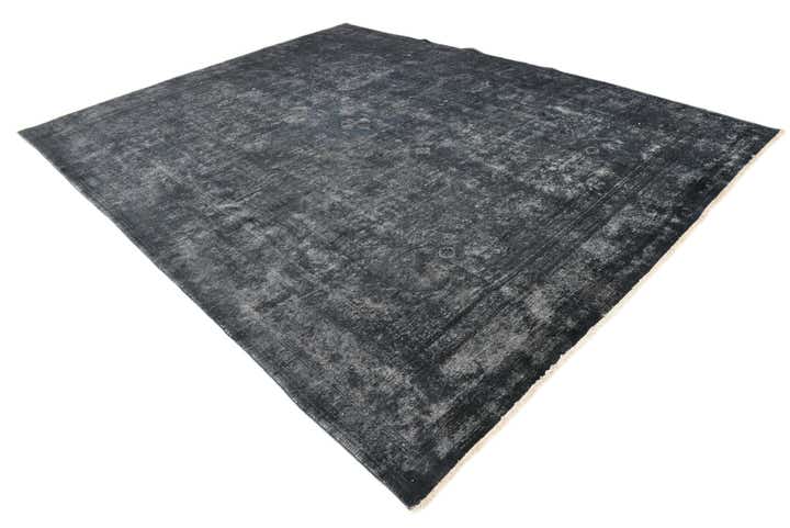 9' 8 x 12' 7 Hand Knotted Ultra Vintage Persian Wool Rug