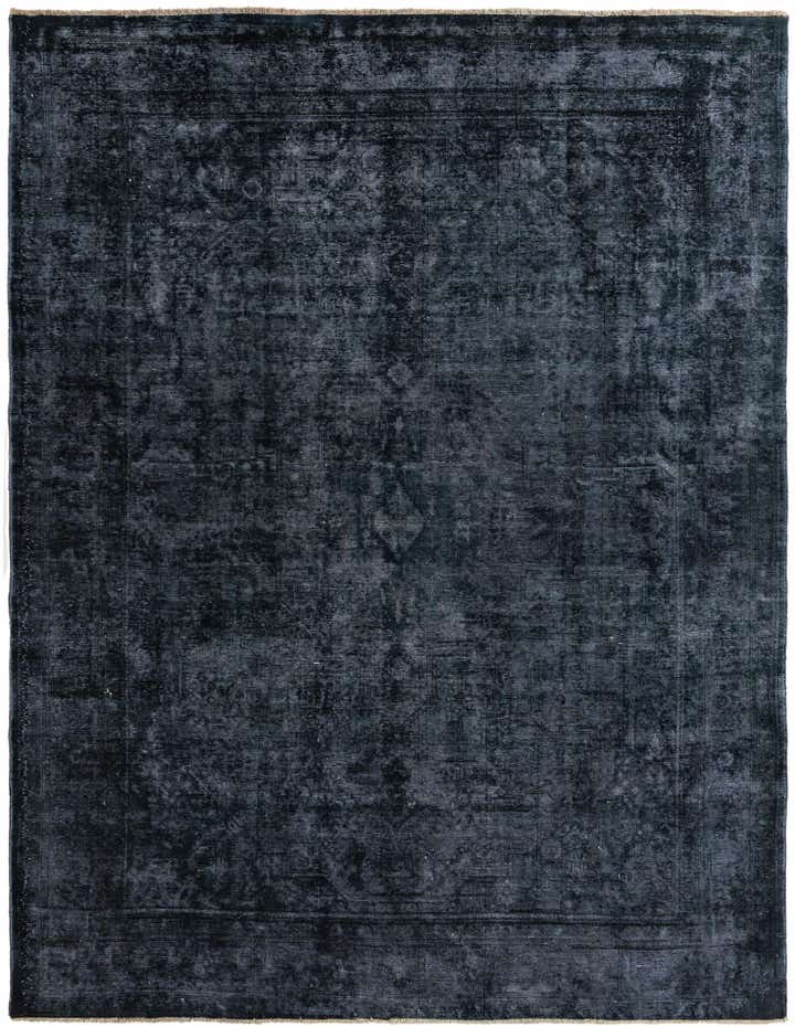 9' 8 x 12' 7 Hand Knotted Ultra Vintage Persian Wool Rug