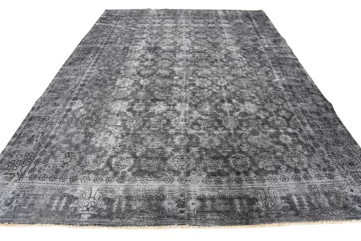 Detail image of 9' x 12' 8 Hand Knotted Ultra Vintage Persian Wool Rug