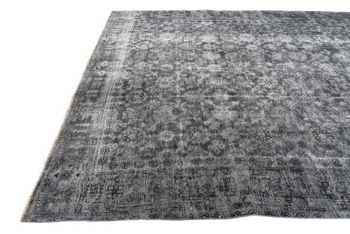 9' x 12' 8 Hand Knotted Ultra Vintage Persian Wool Rug