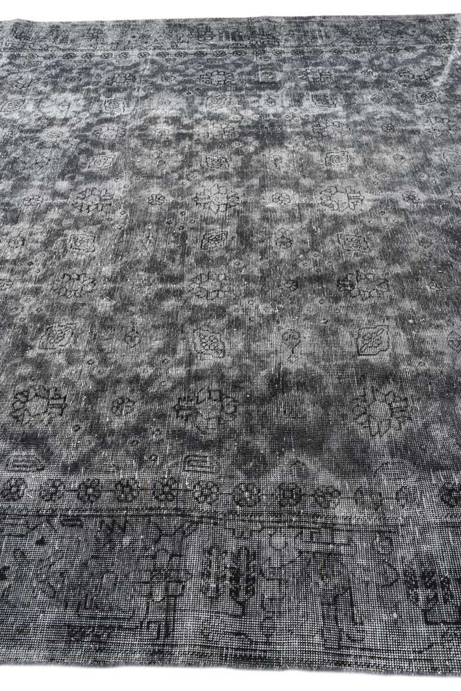 9' x 12' 8 Hand Knotted Ultra Vintage Persian Wool Rug