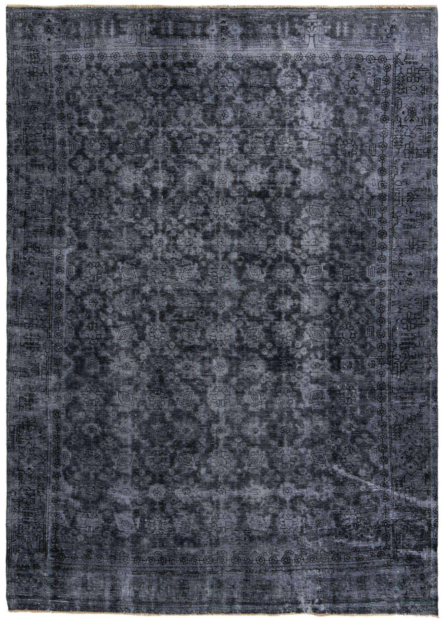 9' x 12' 8 Hand Knotted Ultra Vintage Persian Wool Rug