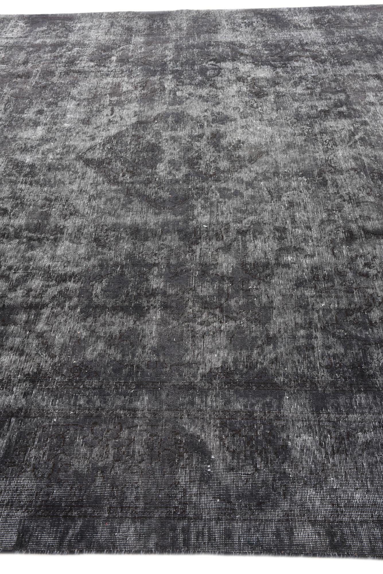 9' 4 x 12' 8 Hand Knotted Ultra Vintage Persian Wool Rug