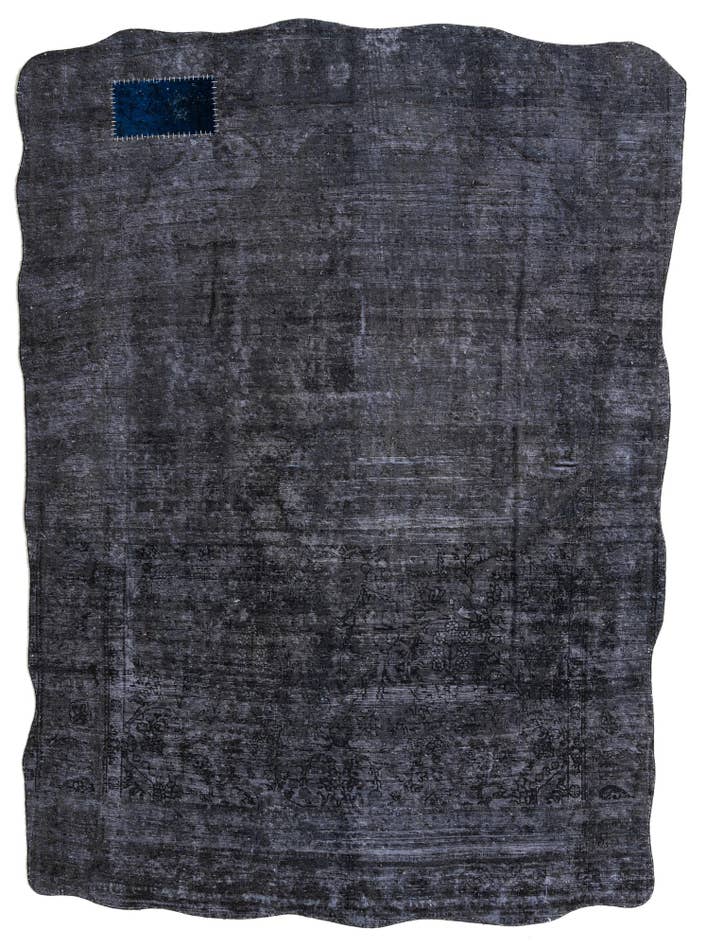 Detail image of 7' 8 x 10' 11 Hand Knotted Ultra Vintage Persian Wool Rug