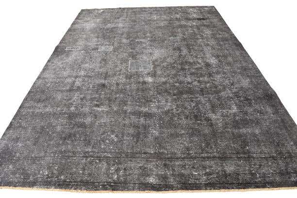 9' 5 x 12' 8 Hand Knotted Ultra Vintage Persian Wool Rug