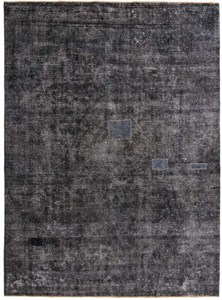 9' 5 x 12' 8 Hand Knotted Ultra Vintage Persian Wool Rug