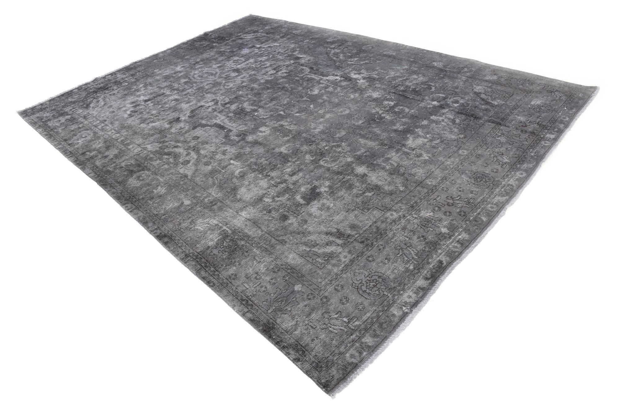 9' 8 x 13' Hand Knotted Ultra Vintage Persian Wool Rug