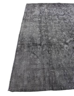 Detail image of 9' 8 x 13'  Hand Knotted Ultra Vintage Persian Wool Rug