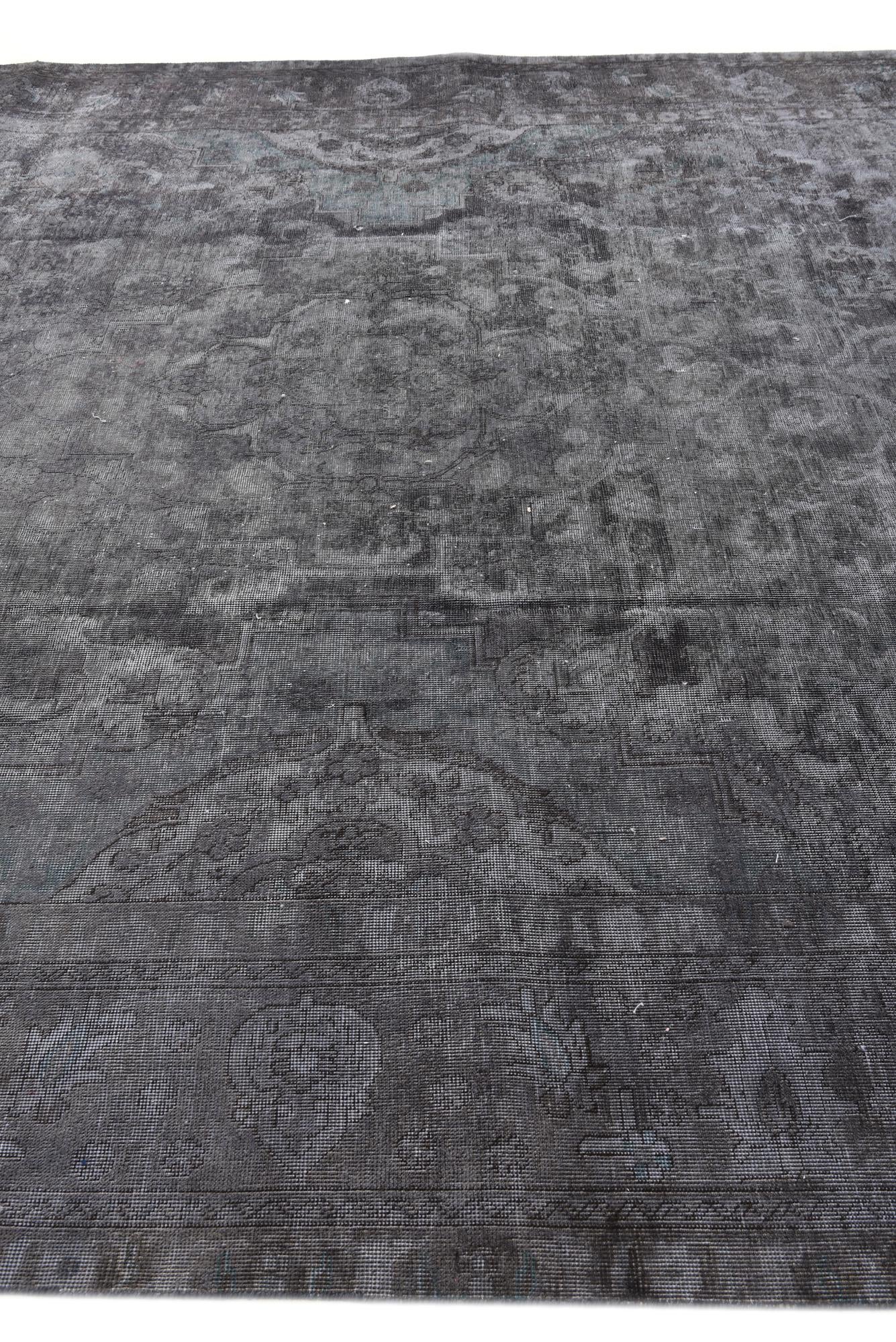 9' 8 x 13' Hand Knotted Ultra Vintage Persian Wool Rug