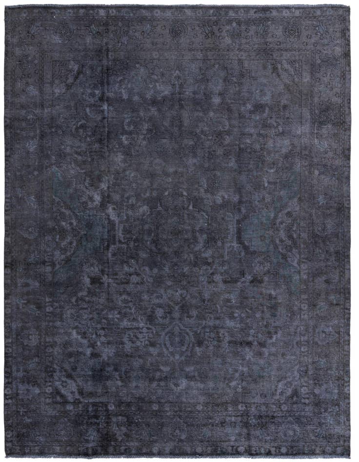 Detail image of 9' 8 x 13' Hand Knotted Ultra Vintage Persian Wool Rug