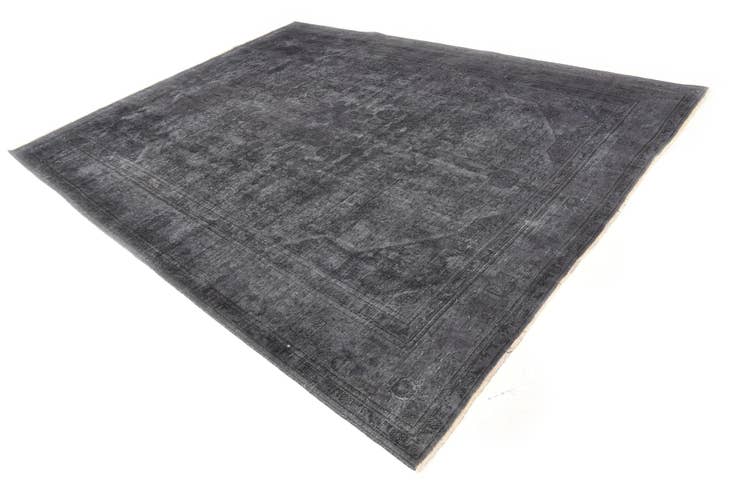 Detail image of 9' 7 x 12' 6 Hand Knotted Ultra Vintage Persian Wool Rug