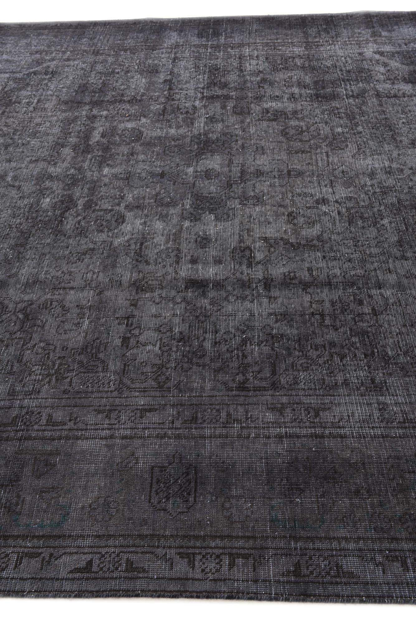 9' 7 x 12' 6 Hand Knotted Ultra Vintage Persian Wool Rug