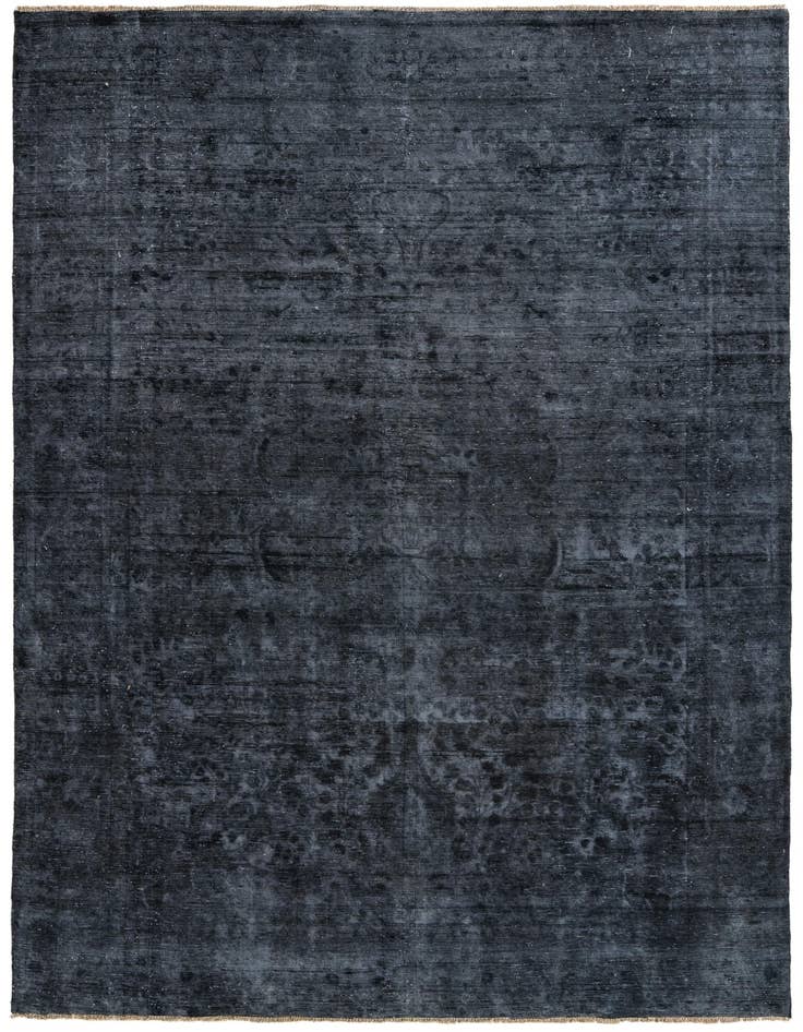 Detail image of 7' 7 x 10' 10 Hand Knotted Ultra Vintage Persian Wool Rug
