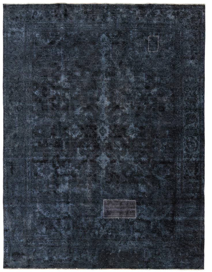 Detail image of 8' 9 x 12' 1 Hand Knotted Ultra Vintage Persian Wool Rug