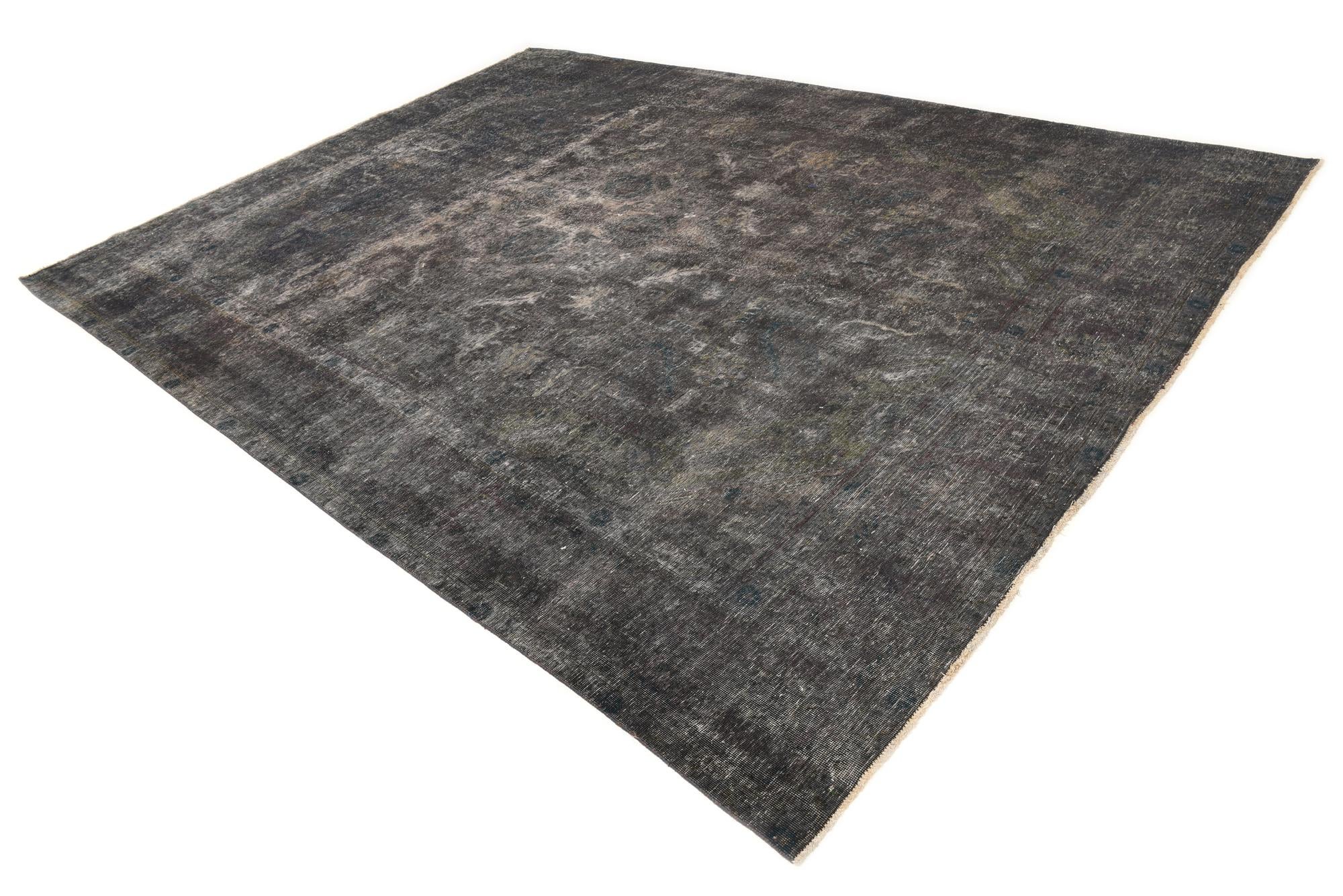 9' 8 x 13' Hand Knotted Ultra Vintage Persian Wool Rug