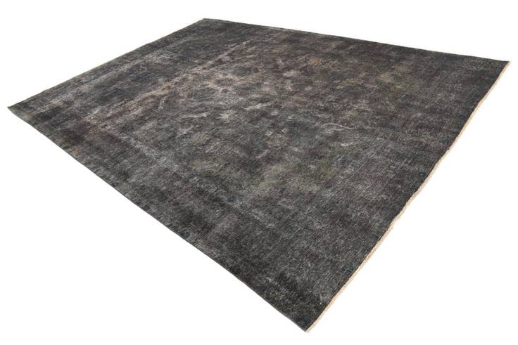 Detail image of 9' 8 x 13' Hand Knotted Ultra Vintage Persian Wool Rug