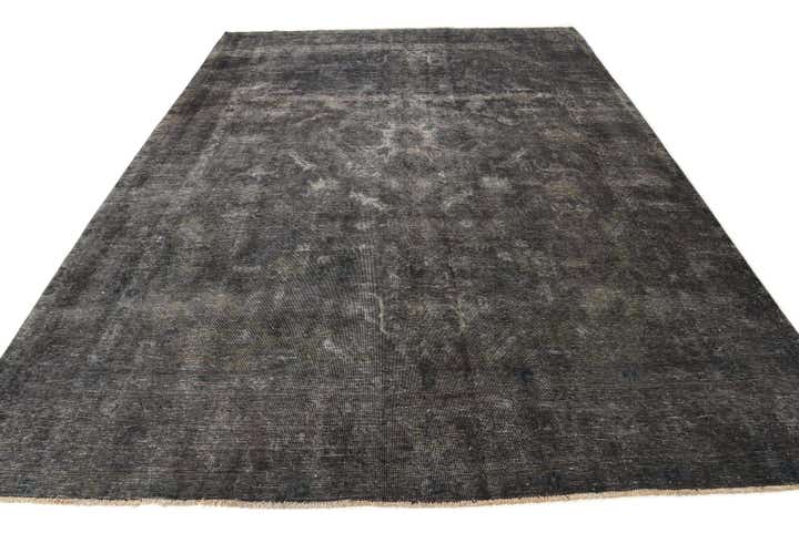 9' 8 x 13' Hand Knotted Ultra Vintage Persian Wool Rug