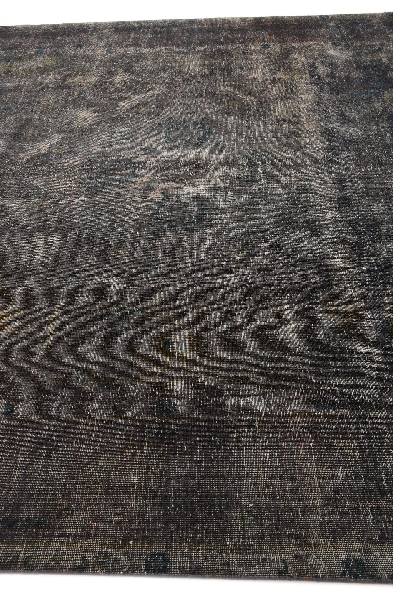 9' 8 x 13' Hand Knotted Ultra Vintage Persian Wool Rug