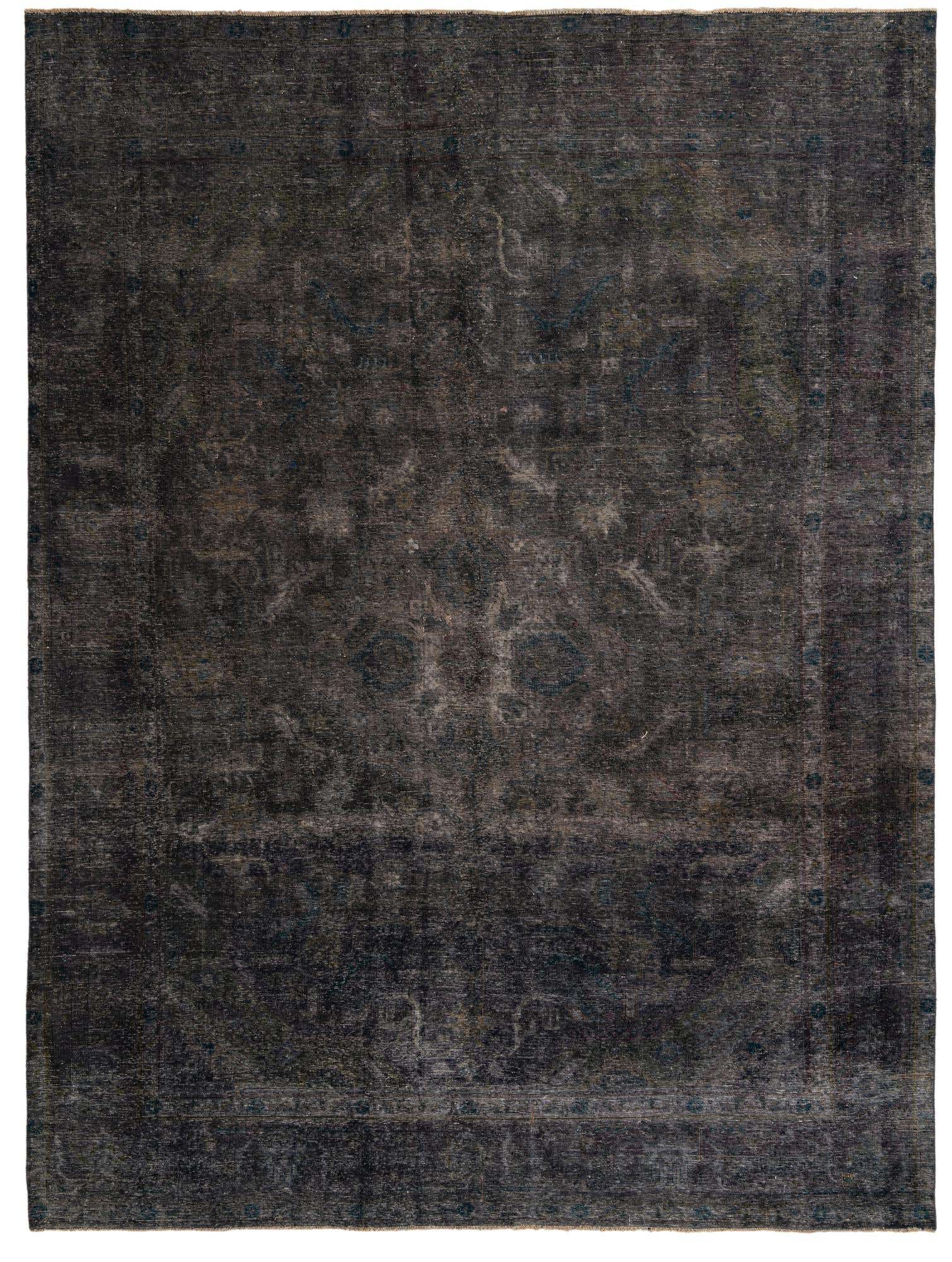 9' 8 x 13' Hand Knotted Ultra Vintage Persian Wool Rug