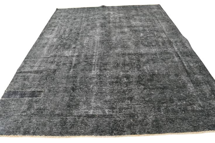 Detail image of 9' 7 x 11' 10 Hand Knotted Ultra Vintage Persian Wool Rug