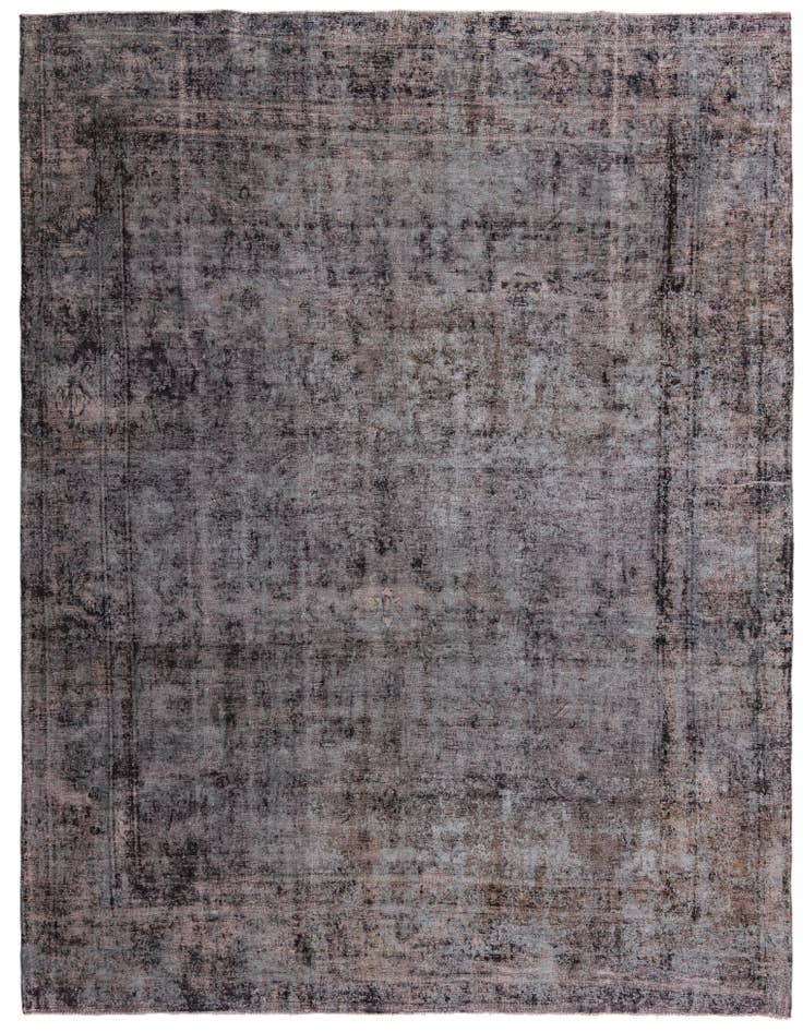 Detail image of 9' 4 x 12' 6 Hand Knotted Ultra Vintage Persian Wool Rug